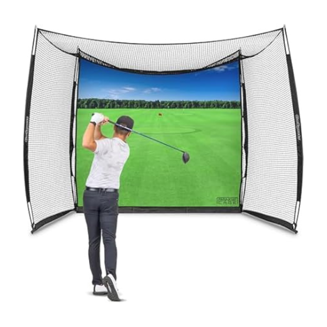 GoSports Range Cage 10' x 8' Golf Practice Hitting Net