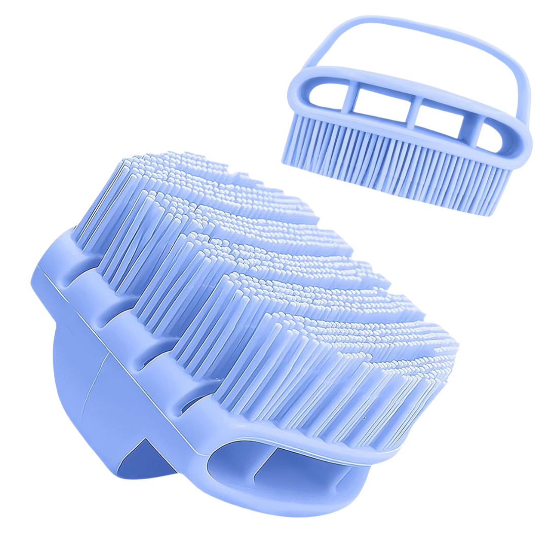 Silicone Body Scrubber With Handle