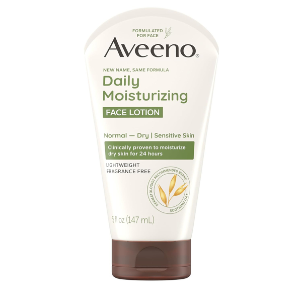 5-Oz Aveeno Daily Moisturizing Fragrance-Free Prebiotic Oat Face Cream