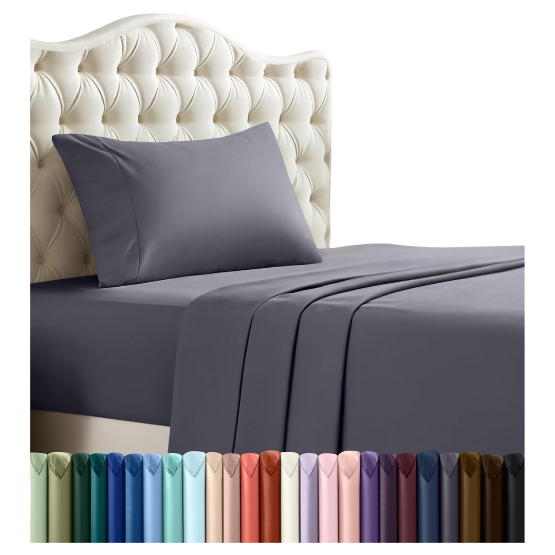 3-Piece Utopia Brushed Microfiber Bedding Twin Bed Sheets Set