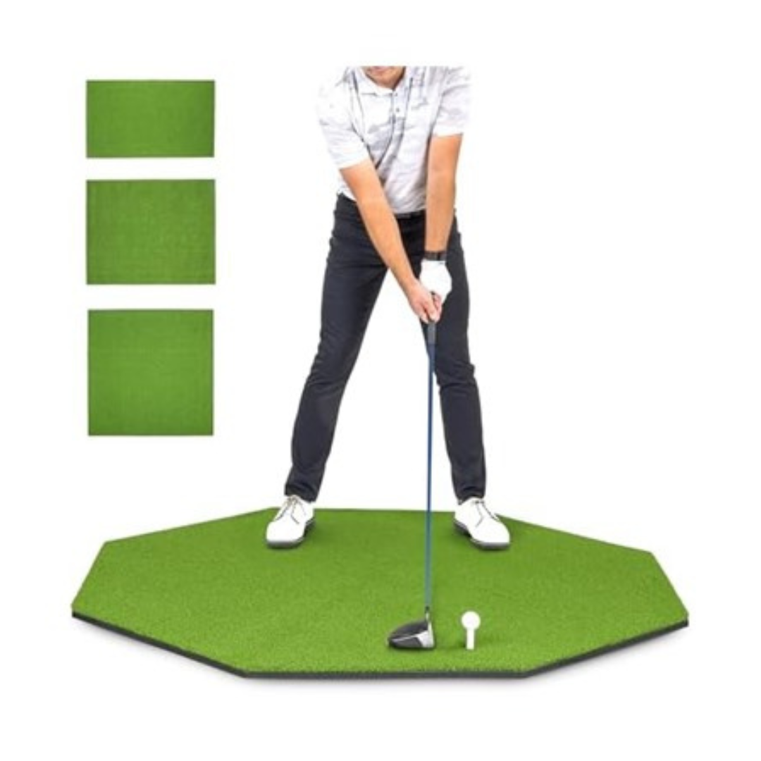 GoSports Pro 5' x 5' Octagon Golf Hitting Mat