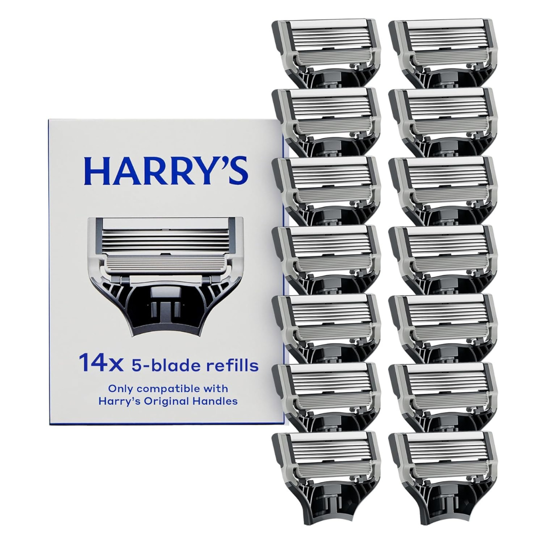 14-Count Harry's Men's Original Premium Razor Blade Refill Cartridges
