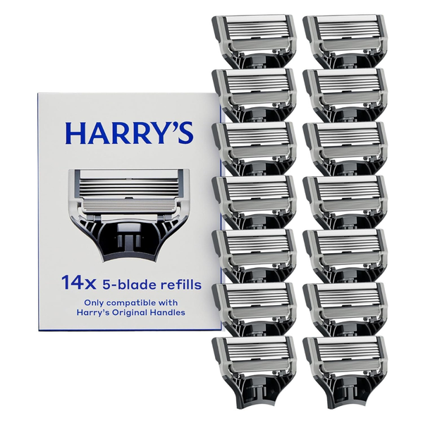14-Count Harry's Men's Original Premium Razor Blade Refill Cartridges