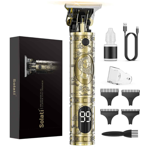 Men's Electric Rechargeable Cordless Hair Clippers