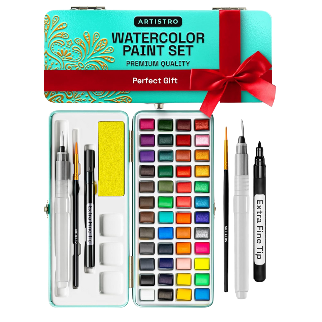 Artistro 48-Color Watercolor Paint Set