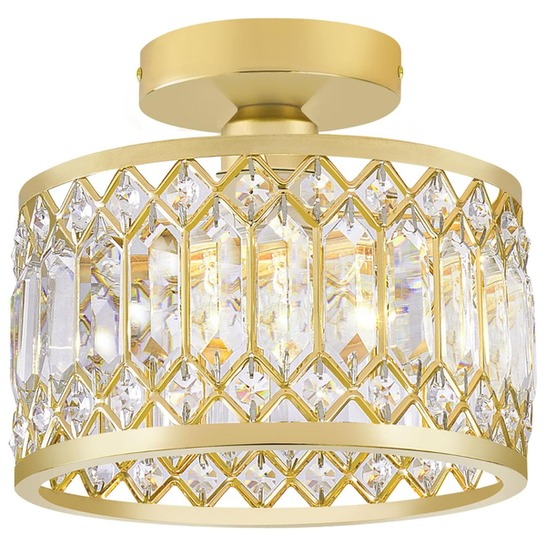 Modern Crystal Ceiling Light Fixture
