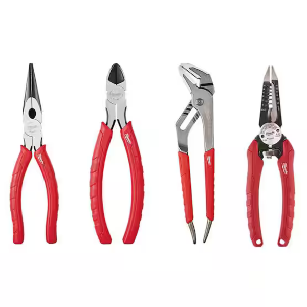 Milwaukee 3-Piece Pliers Kit W/6-In-1 Wire Stripper
