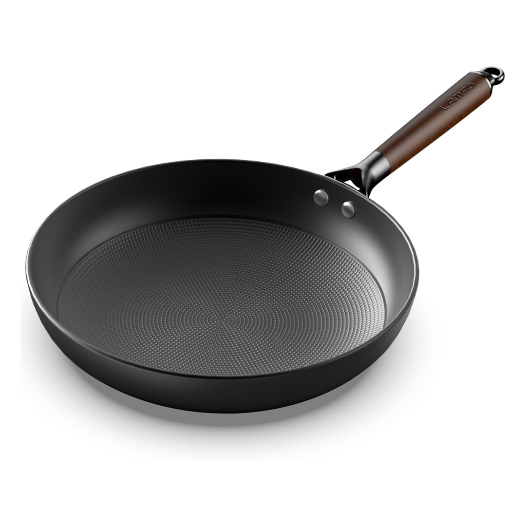 10" Non Stick Cast Iron Frying Pans With Removable Handle