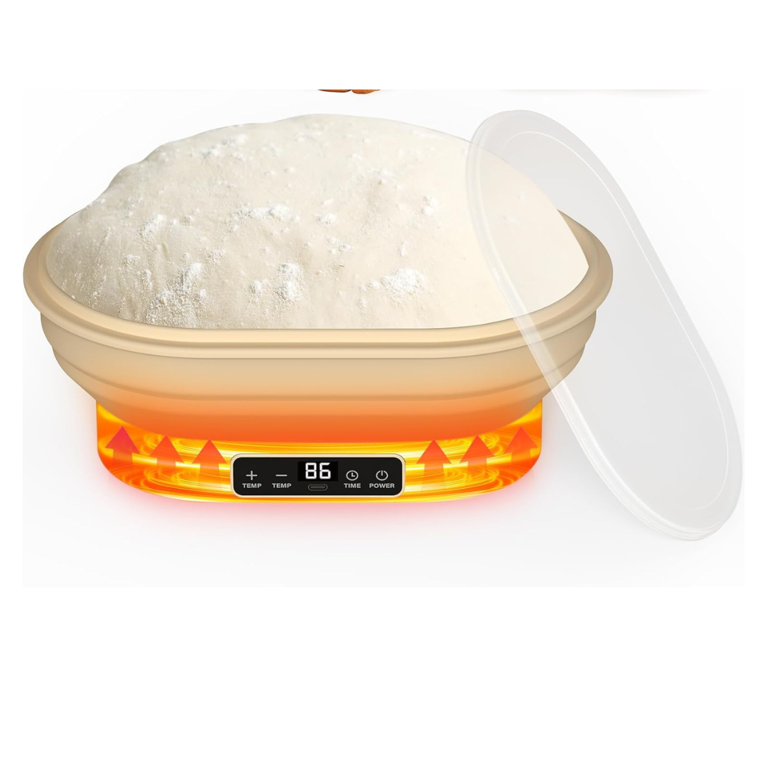 Electric Heated Sourdough Proofing Basket with Thermostatic Control