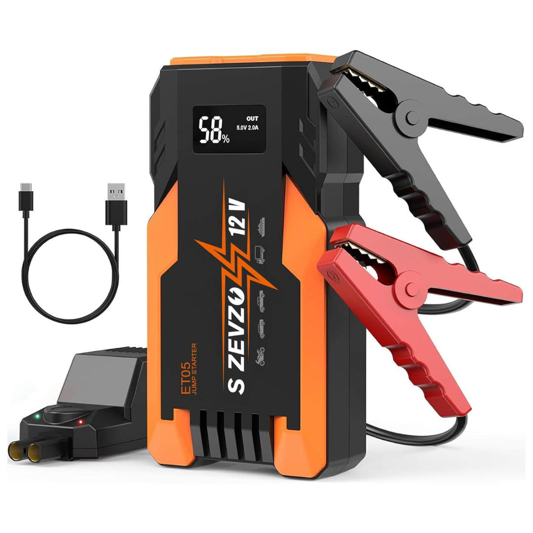 S ZEVZO ET053000A 51.8Wh 12V Portable Car Jump Starter