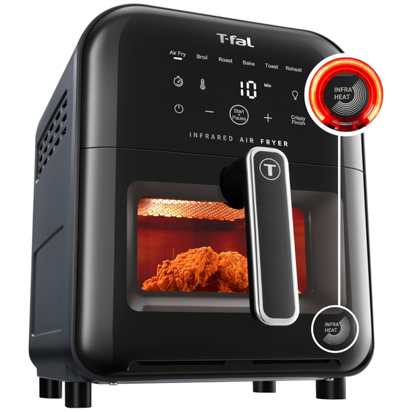 T-fal Infrared 6 qt Digital Touch Screen Air Fryer