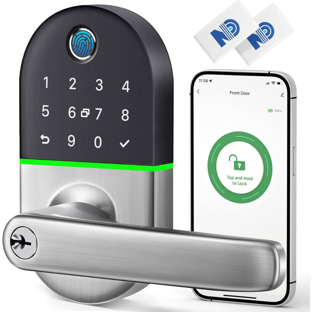Smart Keypad Keyless Entry Fingerprint Lock with Code