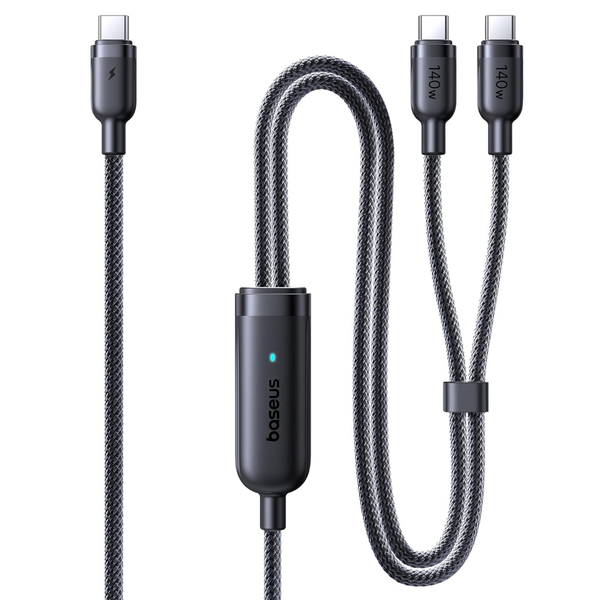 Baseus 4.9' 2-in-1 USB-C to USB-C Fast Charging Cable