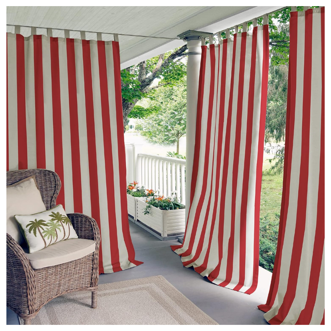 84"L x 50"W Home Fashions Highland Stripe Curtain Panel