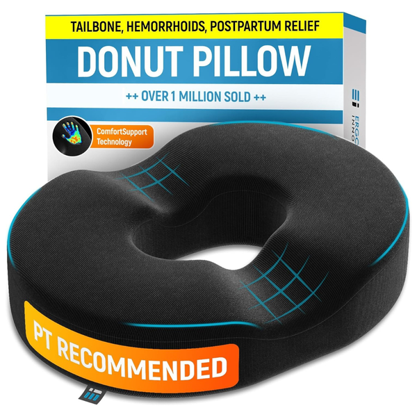 Ergonomic Innovations 240lbs Memory Foam Donut Pillow
