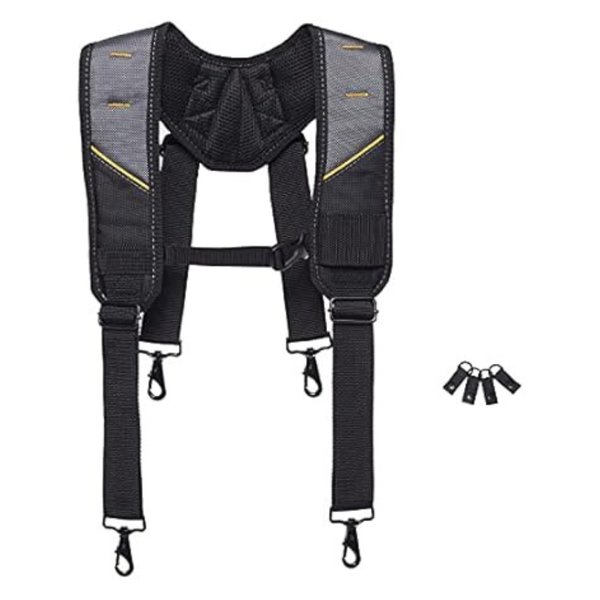 ClipTech Series Pro Padded Heavy-Duty Adjustable Work Suspenders