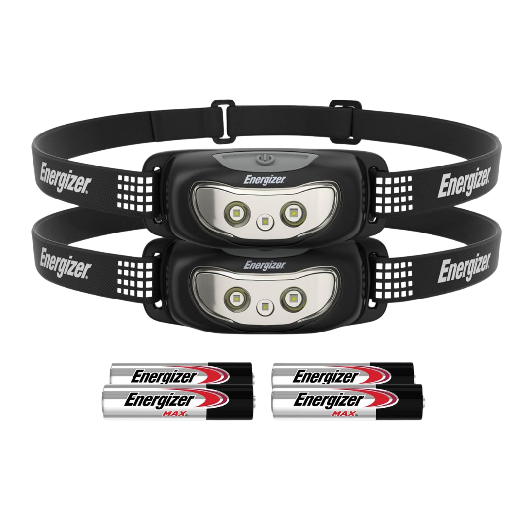 2-Pack Energizer Universal Plus LED Headlamp With Batteries