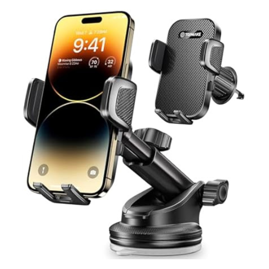Topmake 3-in-1 Cell Phone Holder Stand