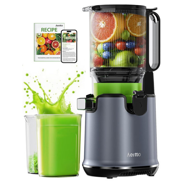 5.8" Extra Large Feed Chute Cold Press Juicer Machine