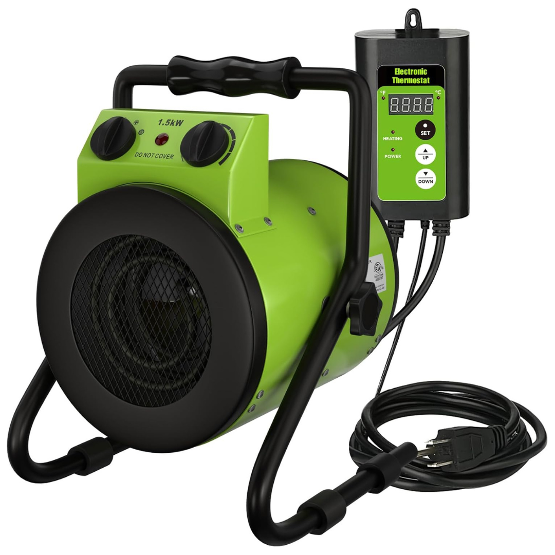 Gardtech Greenhouse Heater With Digital Thermostat