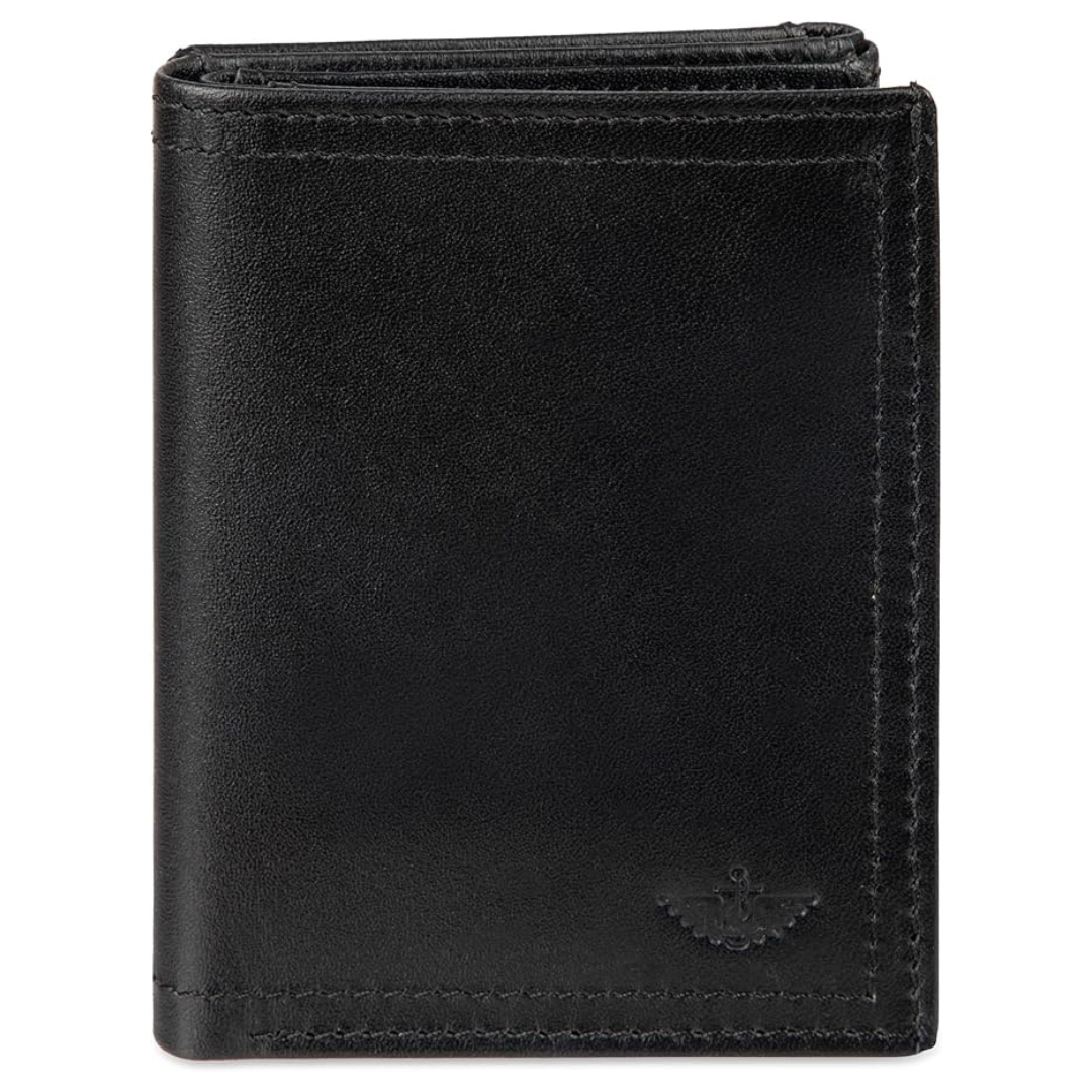 Dockers Men's Extra Capacity Slim Profile Trifold Wallet
