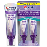 2-Pack 3.1-Oz Crest 3DWhite Brilliance Deep Stain Remover Toothpaste