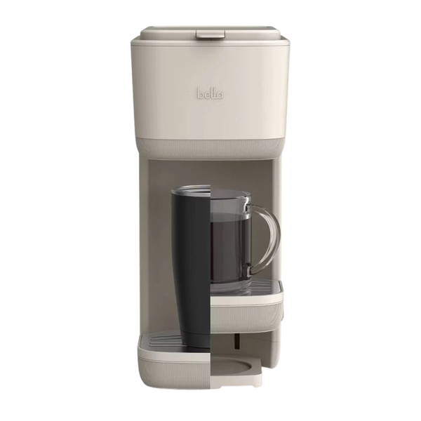 Bella Single Serve K-Cup And Ground Coffee Maker (Oatmilk)