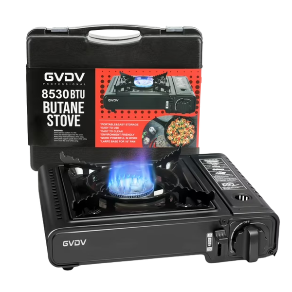 GVDV Portable 1 Burner Butane Gas Stove (3 Colors)