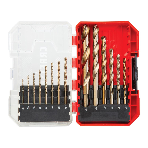14-Piece Craftsman Gold Oxide Drill Bit Set (CMAM2214)