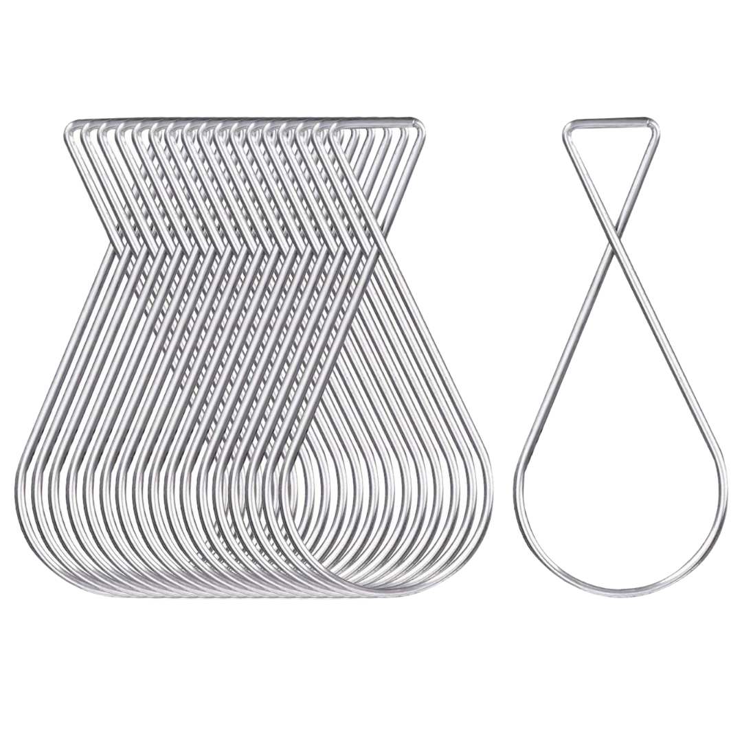 50-Pack SS304 Rustproof Drop Ceiling Hooks