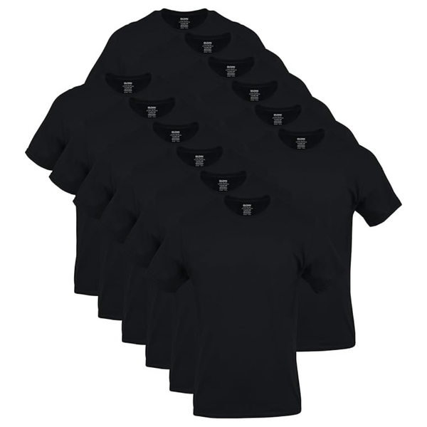 12 Pack Gildan Men's Crew T-Shirts