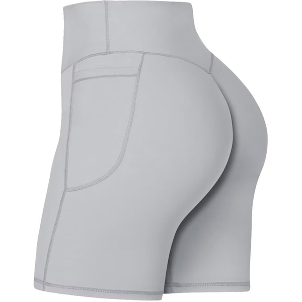 Women's Tummy Control 8" No Front Seam Shorts w/ Pockets