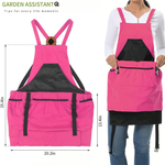8oz Waterproof Canvas Garden Apron w/ Quick Release Pockets