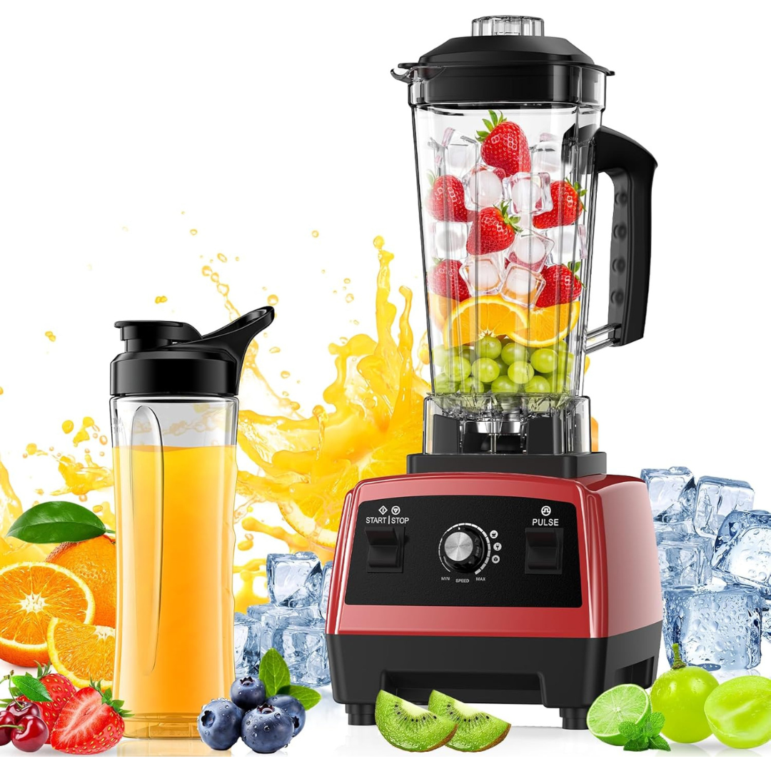 68-Oz Pitcher & 20-Oz Juicer Container Smoothie Blender