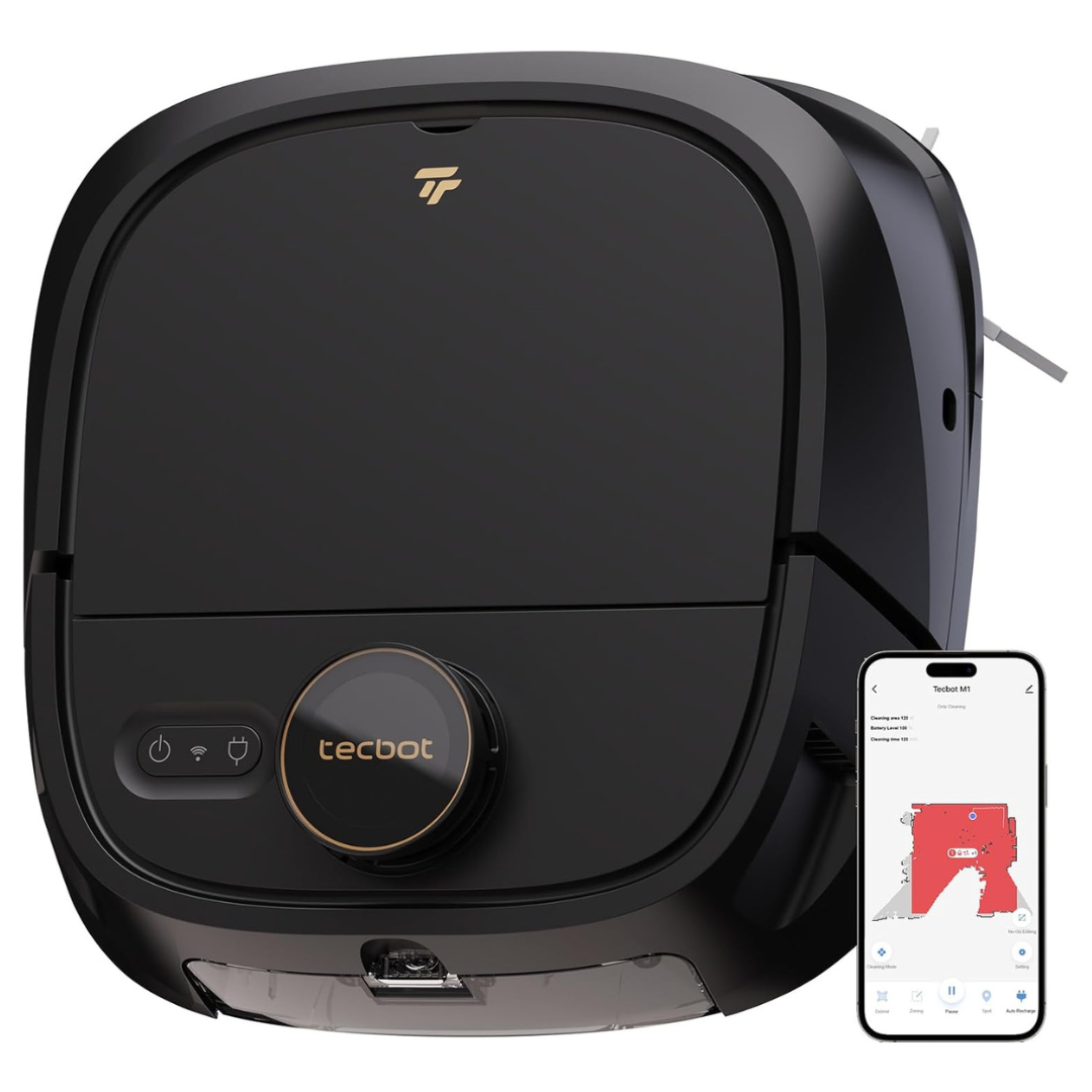 Tecbot M1 Pro Robot Vacuum And Mop