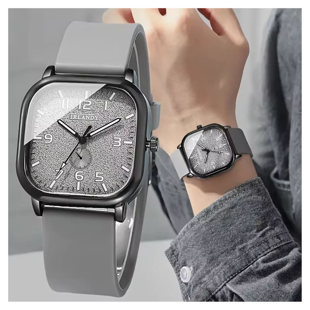 Women's Casual Fashion Silicone Strap Quartz Watch