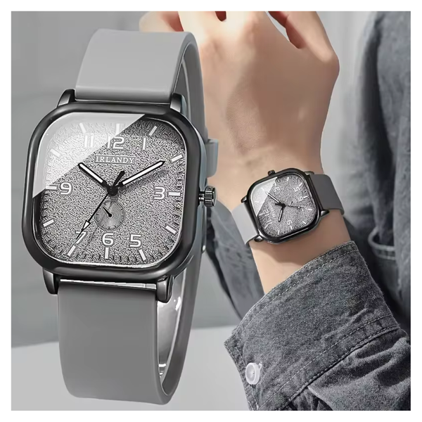 Women's Casual Fashion Silicone Strap Quartz Watch