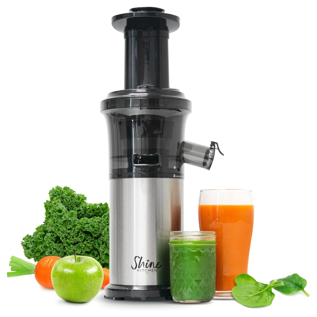 Shine Kitchen Co Cold Press Slow Masticating Juicer