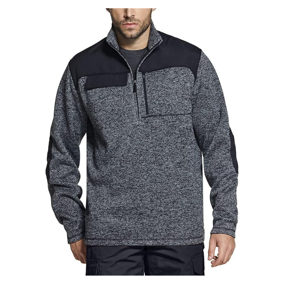 CQR Men's Thermal Fleece Half Zip Pullover