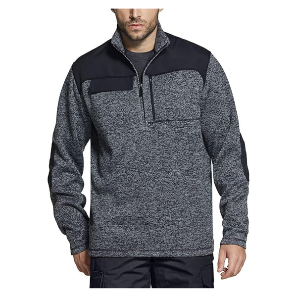 CQR Men's Thermal Fleece Half Zip Pullover