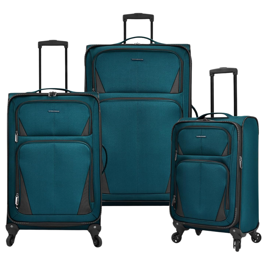 3-Piece U.S. Traveler Aviron Bay Expandable Softside Luggage Set