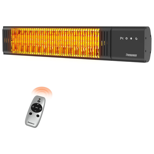 1500W Powerscale IP65 Waterproof Electric Patio Heater