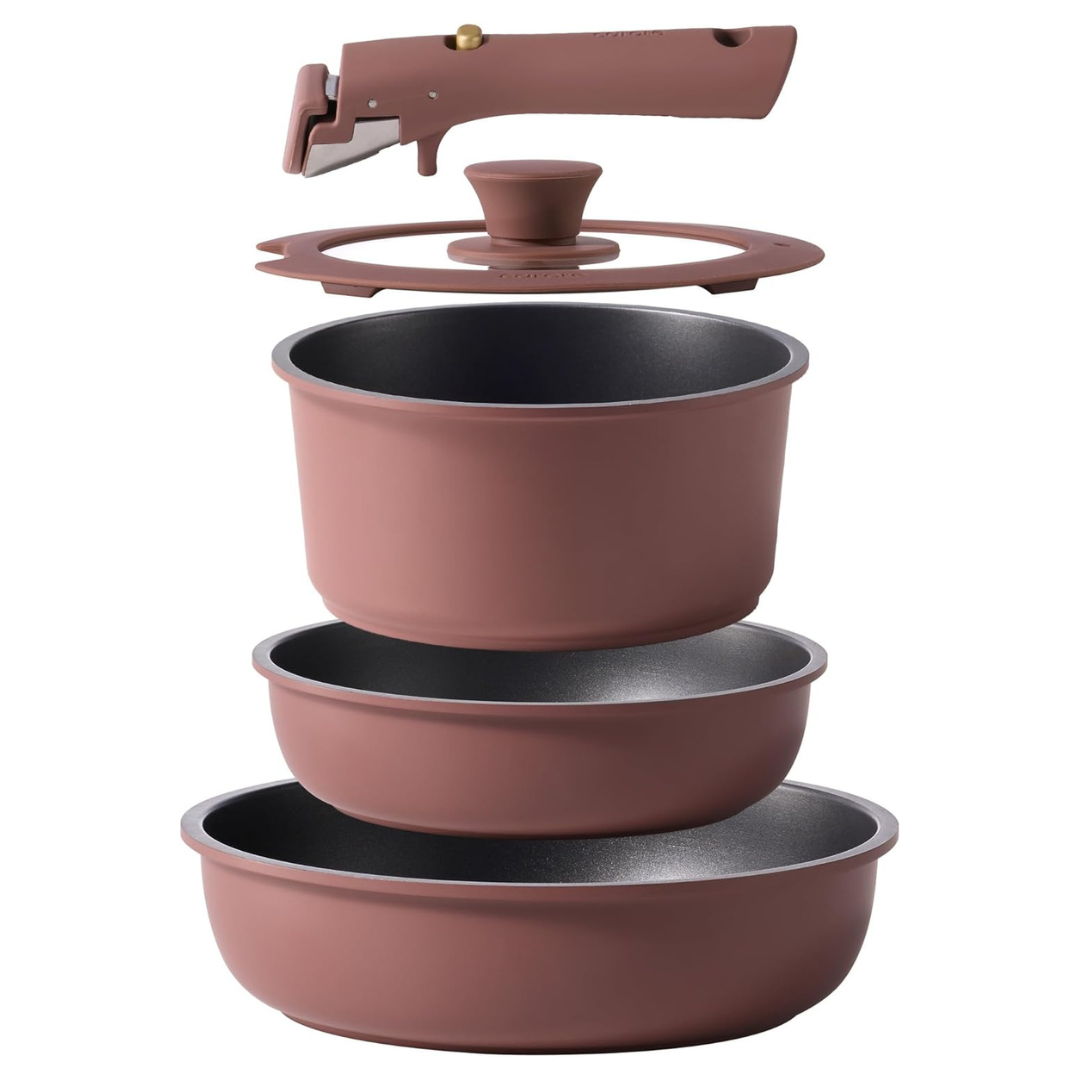 5-Piece Carote Pots & Pans Non Stick Cookware Set