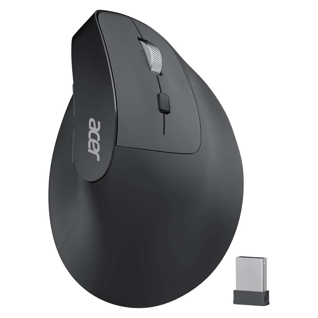 Acer Ergonomic Wireless Adjustable DPI Vertical Mouse
