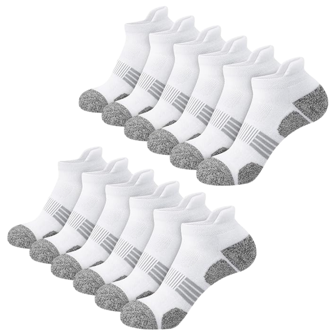 6-Pairs Women's Ankle Running Athletic Low Cut Gift Socks