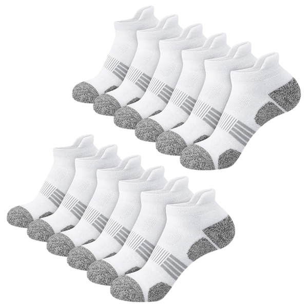 6-Pairs Women's Ankle Running Athletic Low Cut Gift Socks