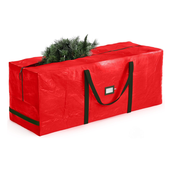 9ft Zober Waterproof Fits Artificial Christmas Tree Storage Bag (Red)