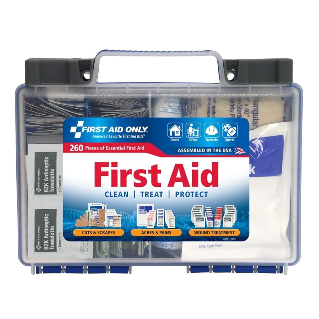 260-Piece First Aid OSHA Compliant Only All-Purpose First Aid Kit
