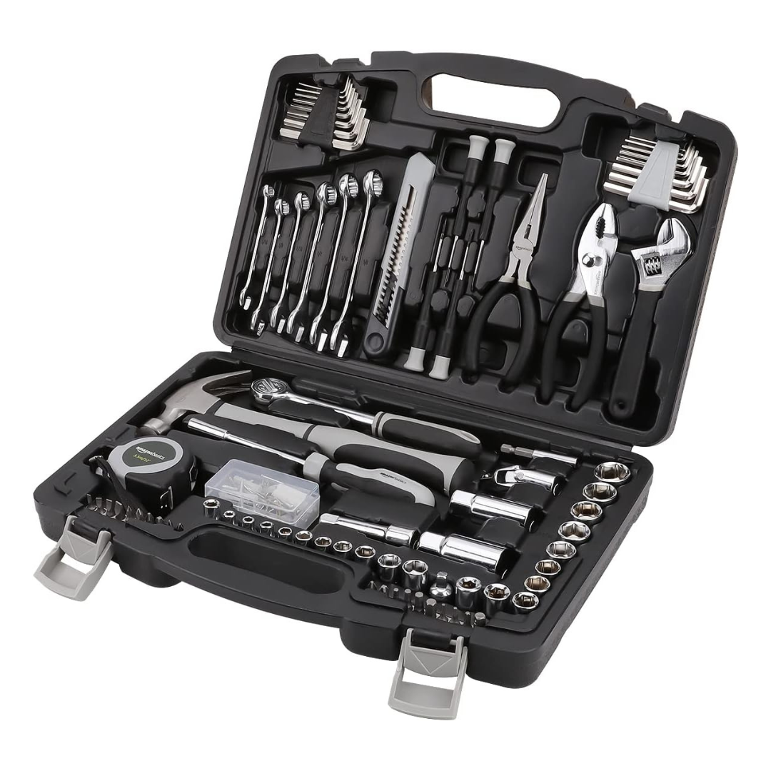 AmazonBasics 131-Piece General Household Hand Tool Set