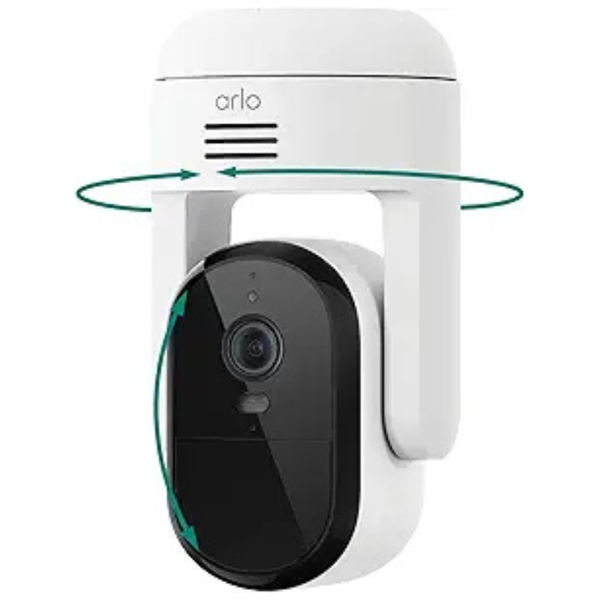 Arlo Essential Pan Tilt 2K Plug-In Security Camera (3rd Gen)